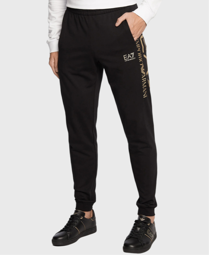 EA7 Emporio Armani 6LPP80 Joggers Black Gold