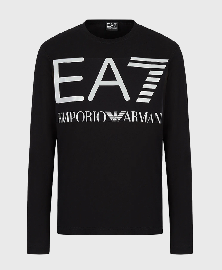 EA7 Emporio Armani 6LPM51 Logo Sweatshirt Black/White