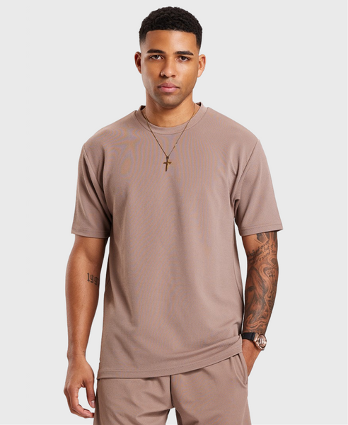 Bee Inspired Clothing★ヴィンテージ風 Colwill Tシャツ Bee Inspired Leno T-Shirt Taupe Beige – Vault Menswear