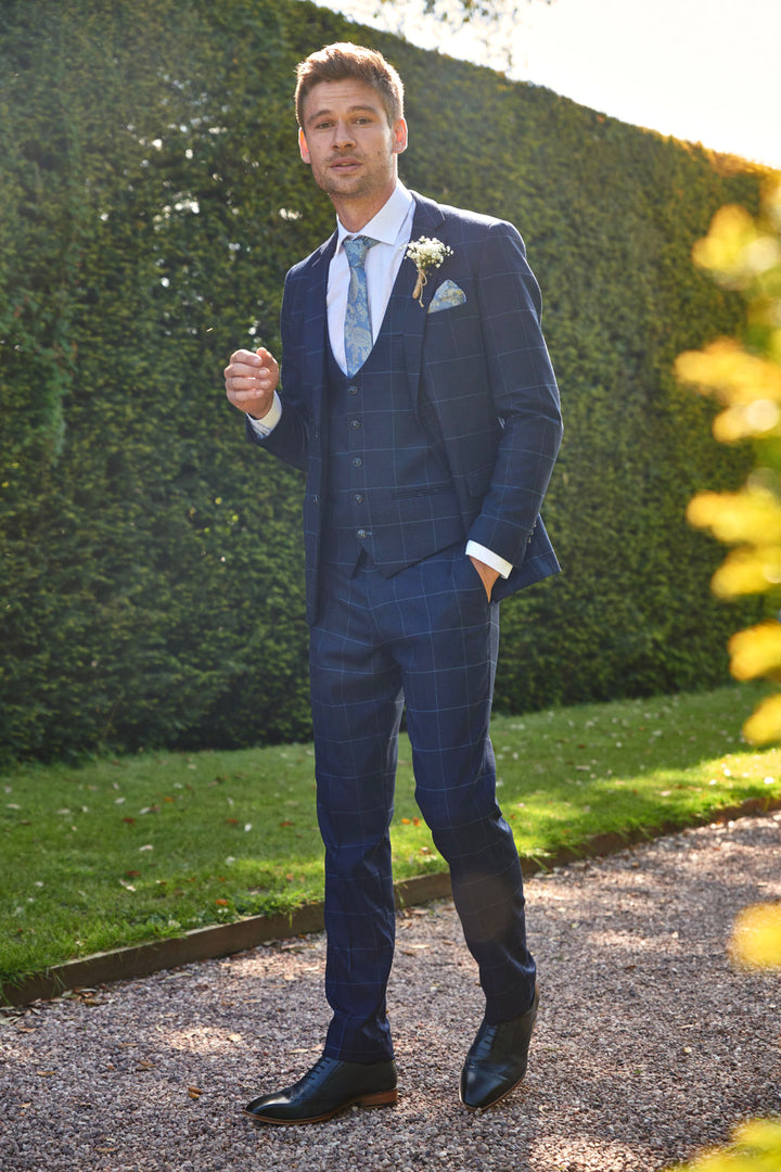 Marc Darcy Edinson Trousers Navy Sky