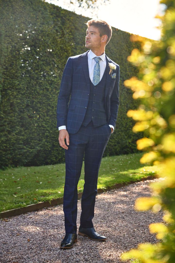 Marc Darcy Edinson Trousers Navy Sky