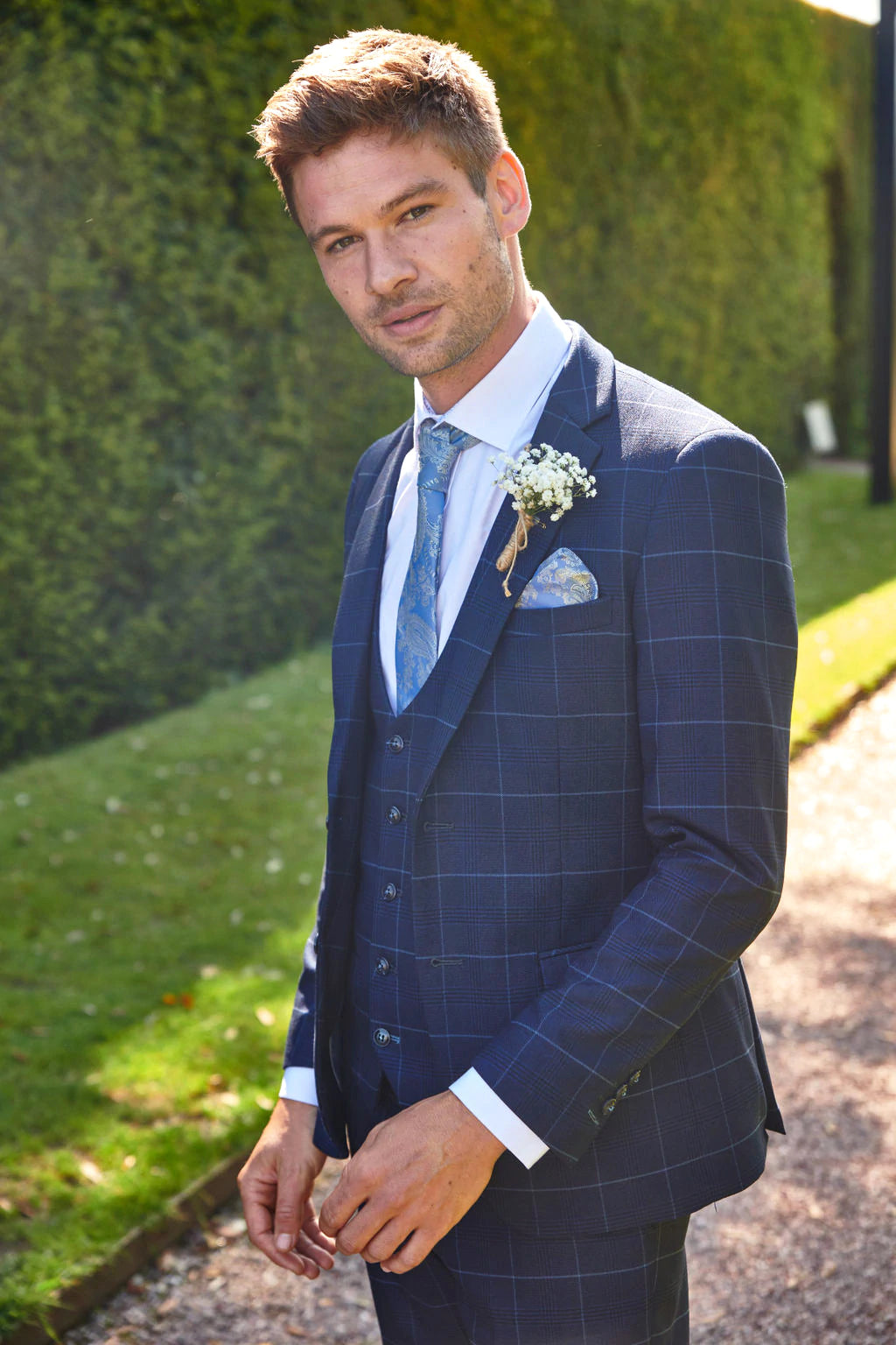 Marc Darcy Edinson Blazer Navy Sky