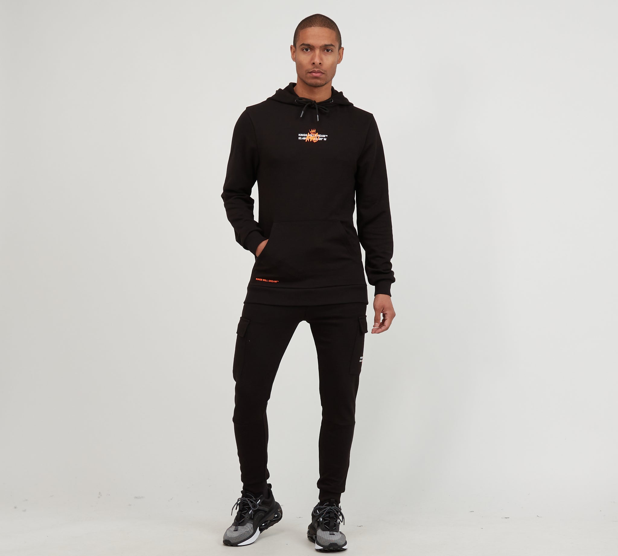 Kings Will Dream Beaumour Hoodie Black Vault Menswear