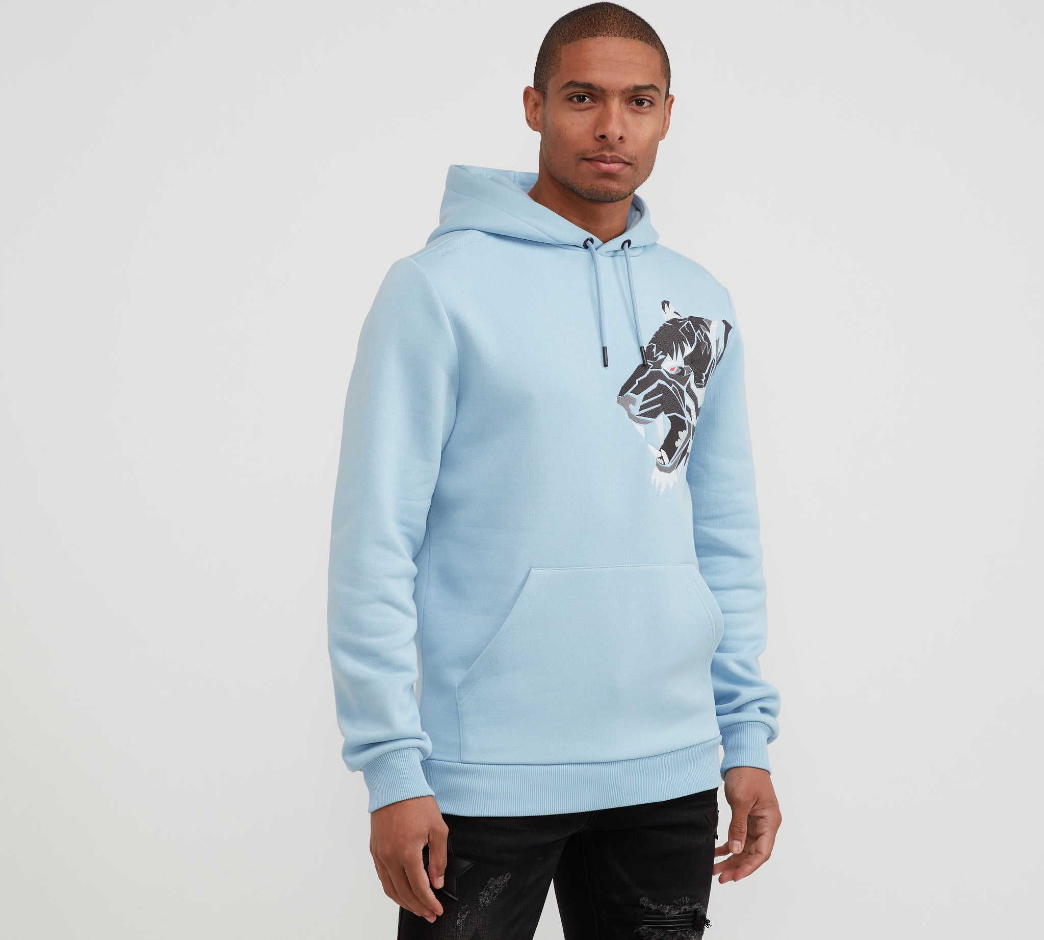 Kings Will Dream Demon 3.0 Hoodie Pale Blue Vault Menswear