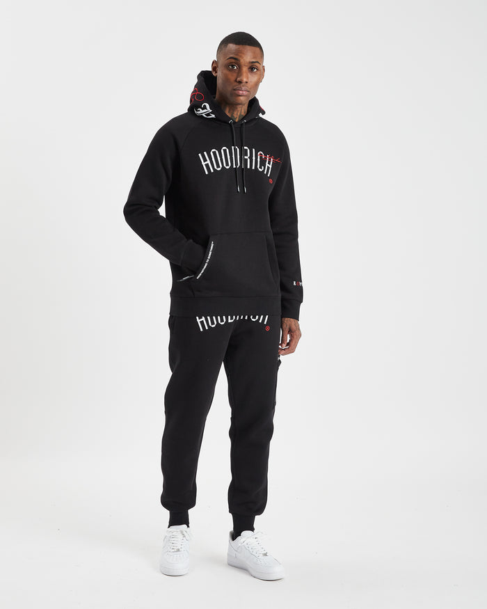 Hoodrich OG Heat Hoodie Black/White/Red – Vault Menswear