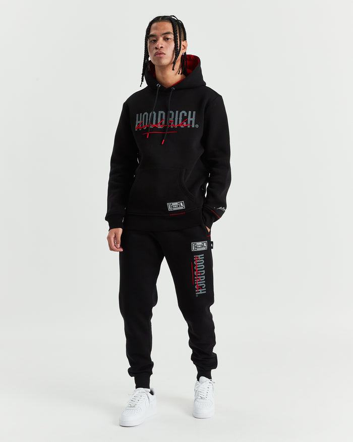 Hoodrich OG Blend Jogger Black/Iron Gate/Lychee