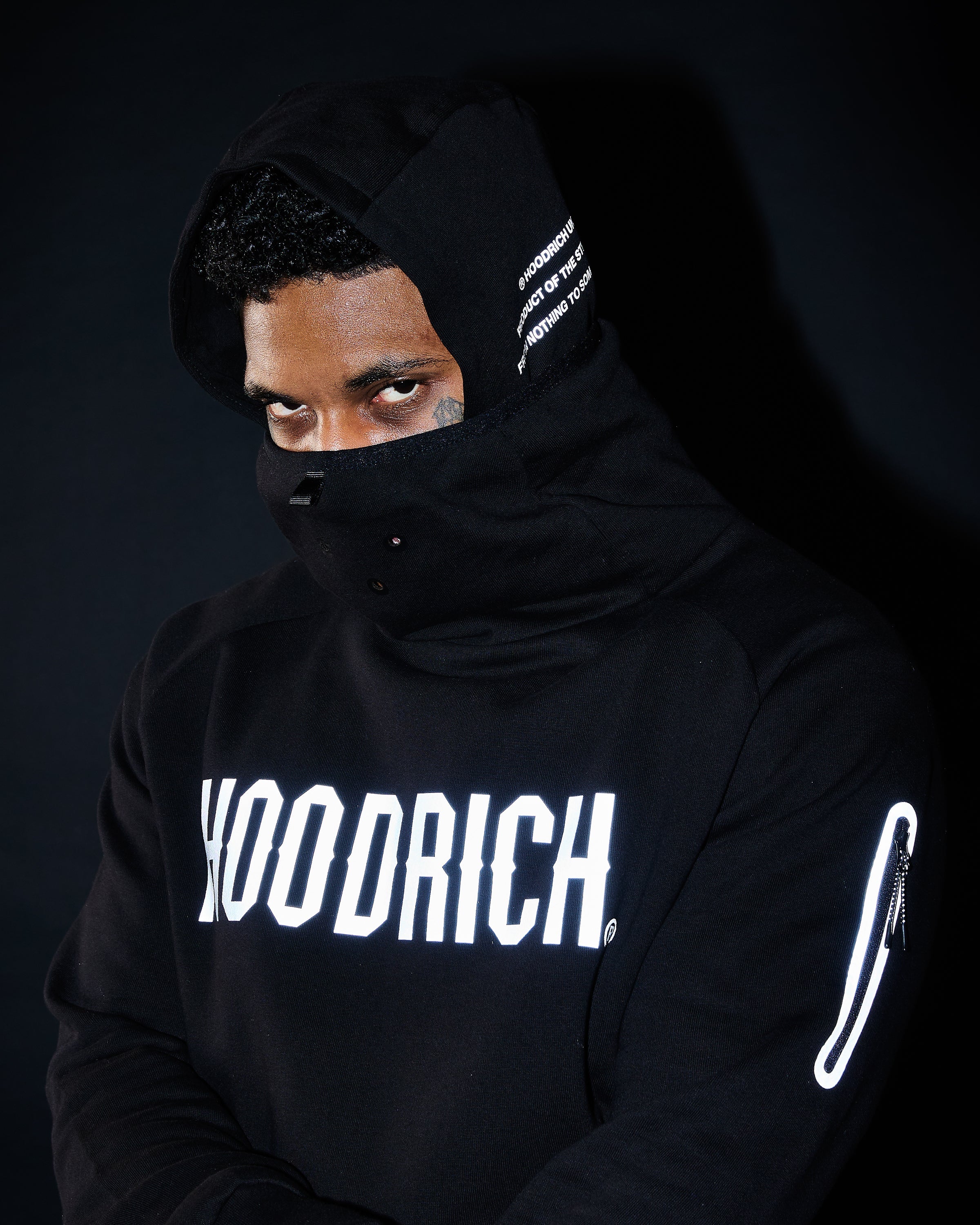 Hoodrich OG Sight Hoodie Black Reflective