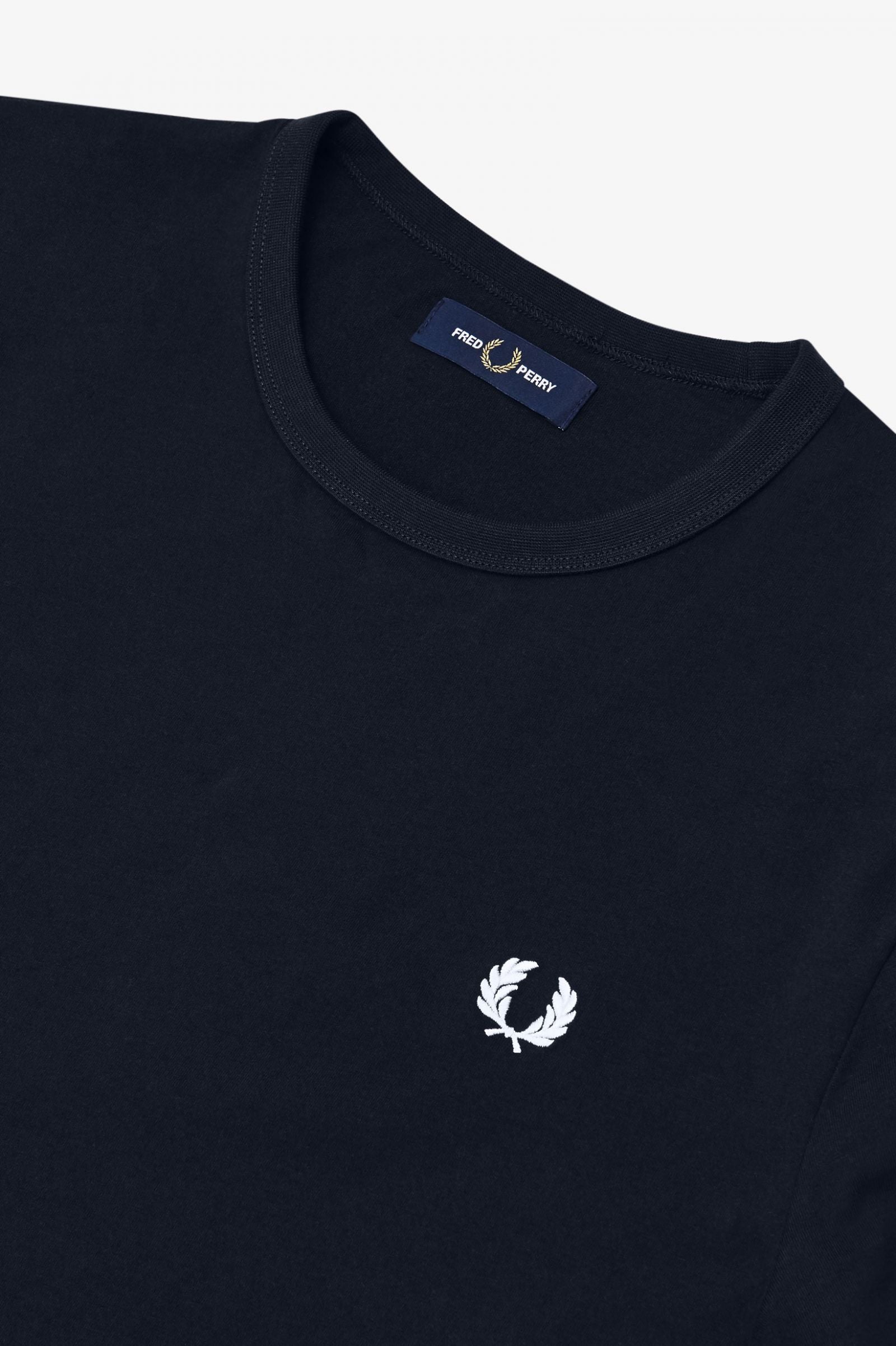 Fred Perry M3519 Ringer T-Shirt Navy