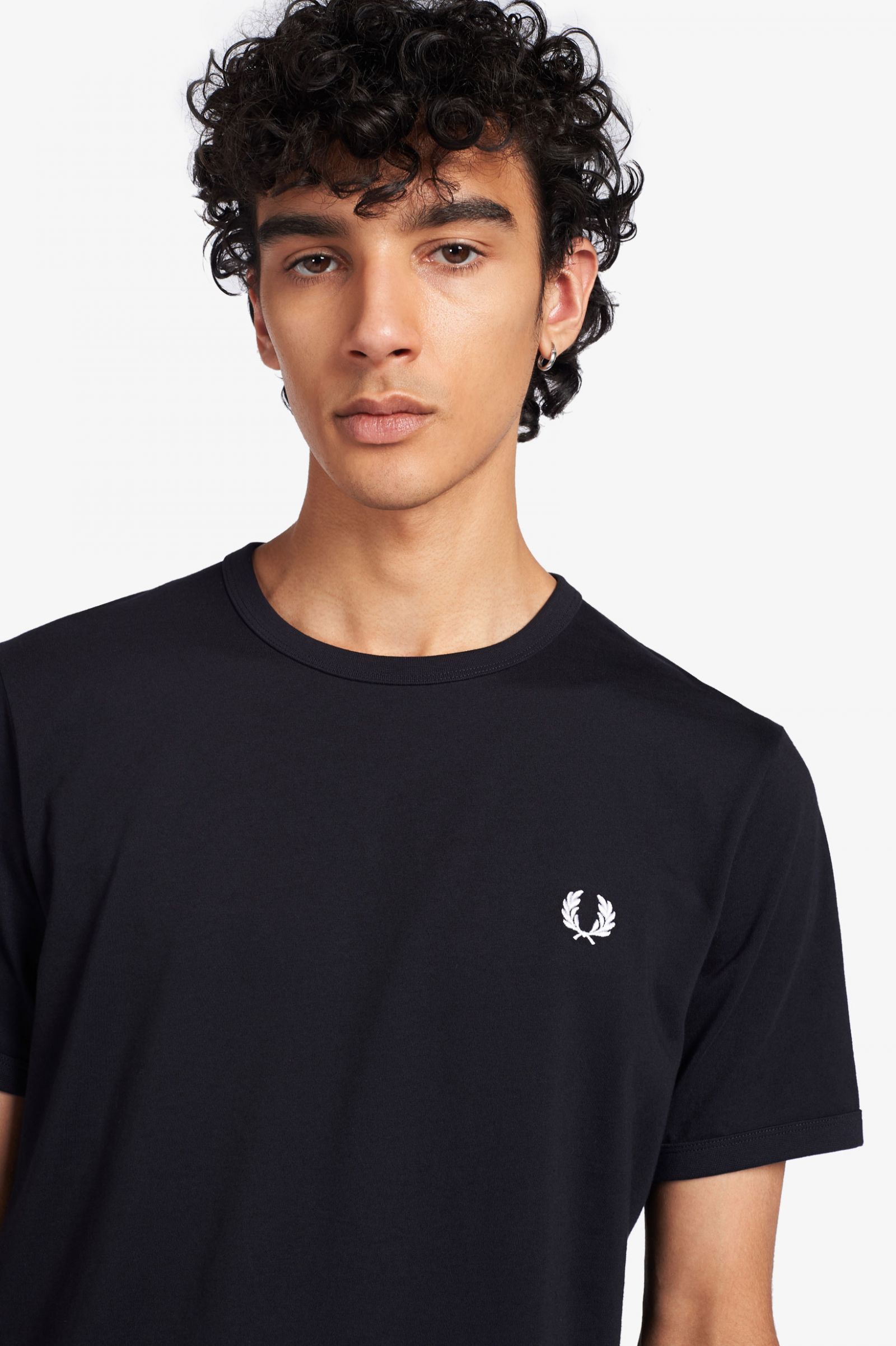 Fred Perry M3519 Ringer T-Shirt Navy