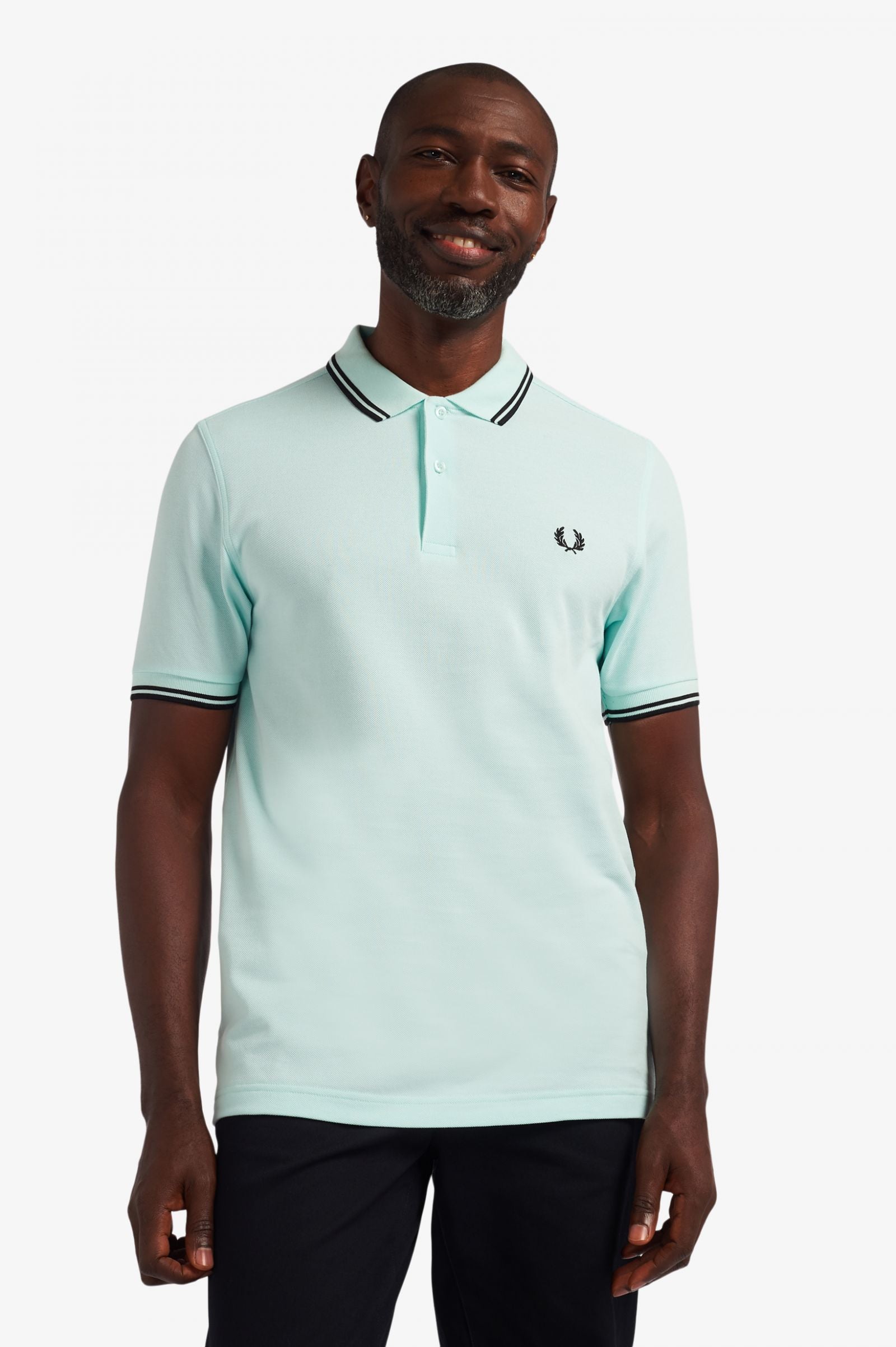 Fred Perry T-Shirt Twin Tipped, M1588 M32 Brighton Blue