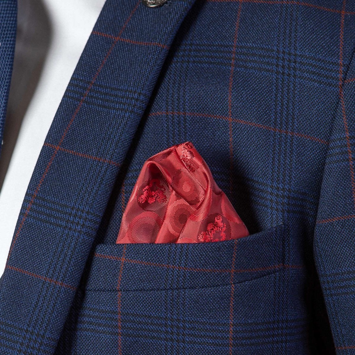 Marc Darcy Edinson Blazer Navy Wine