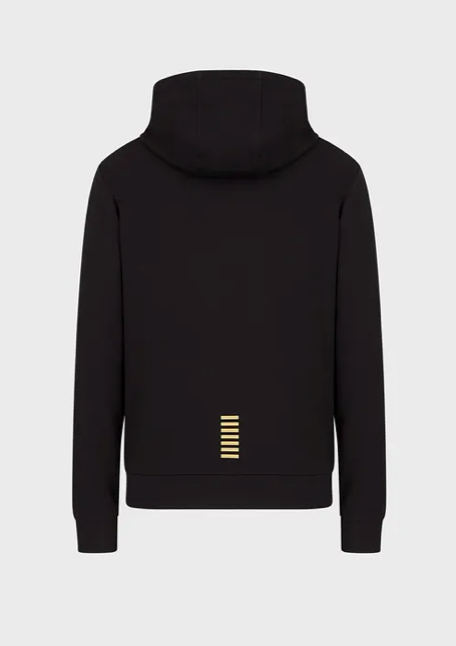 EA7 Emporio Armani 8Npm03 Zip Hood Black Gold