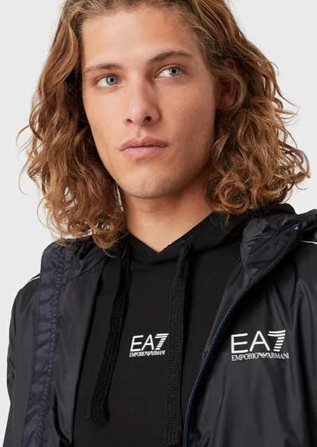 EA7 Emporio Armani 8Npv81 Hoodie Black