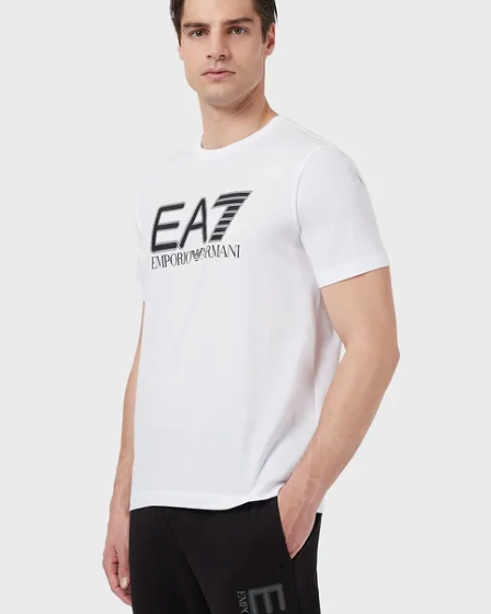 EA7 Emporio Armani 6Kpt81 Logo T-Shirt White