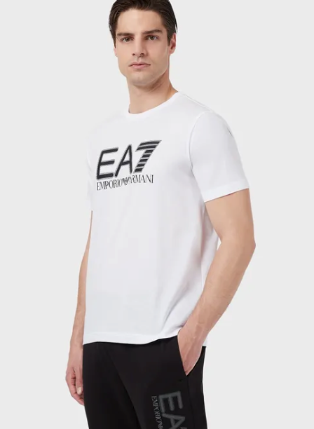 EA7 Emporio Armani 6Kpt81 Logo T-Shirt White