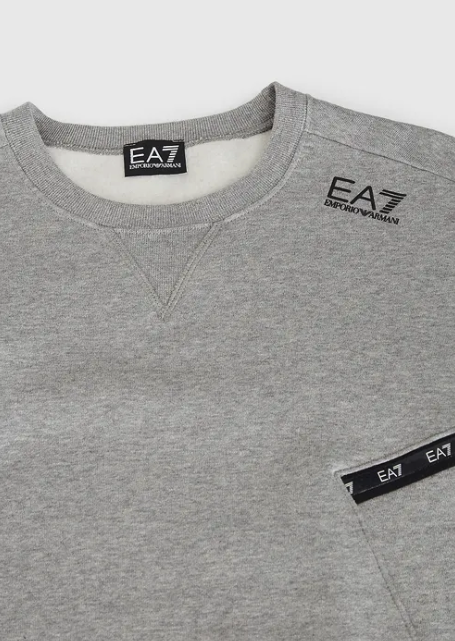 EA7 Emporio Armani 6Kpm63 Sweatshirt Grey Melange