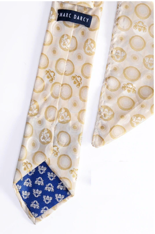 Marc Darcy Bubbles Tie Set Stone