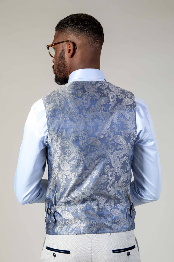 Marc Darcy Bromley Waistcoat Stone