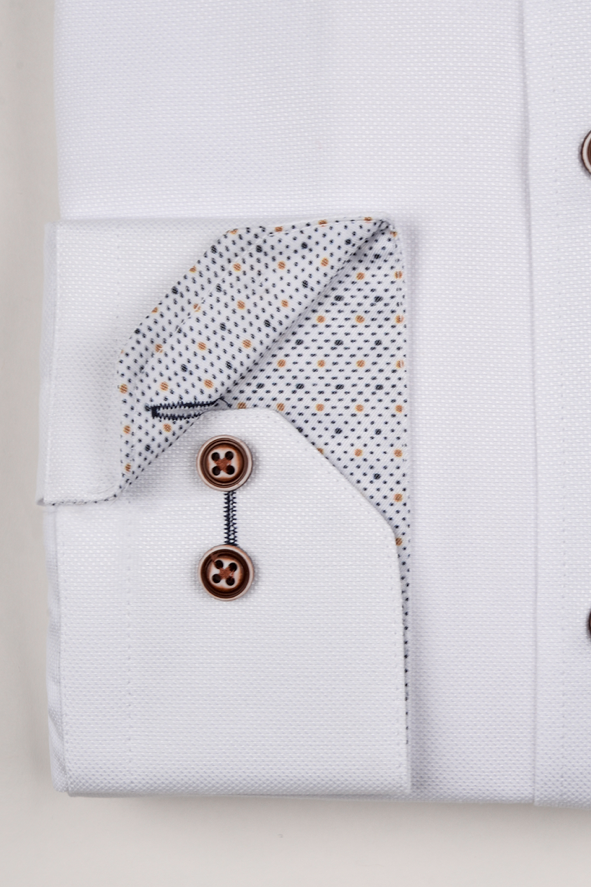 Marc Darcy Grandad Collar Archie Shirt White