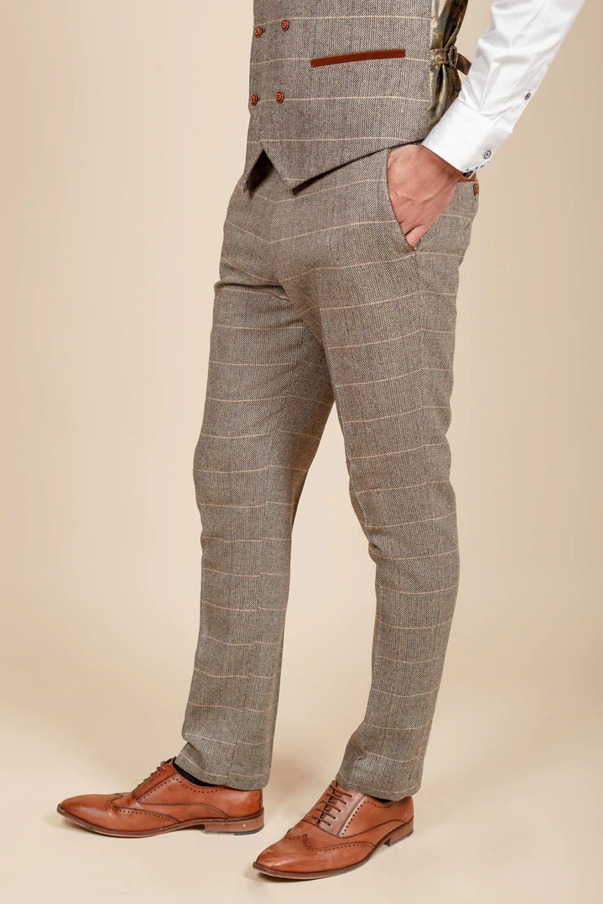 Marc Darcy Dx7 Trousers Tan