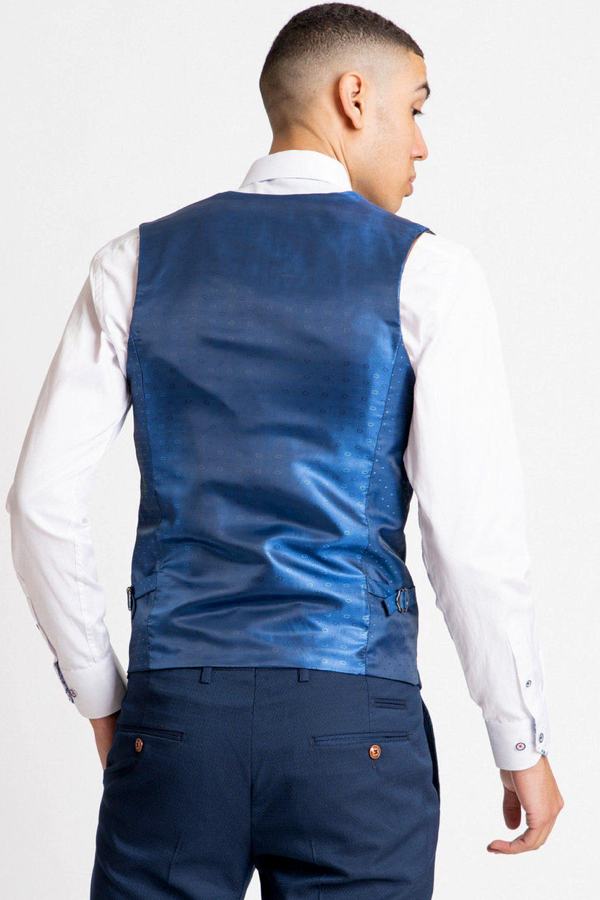 Marc Darcy Max Waistcoat Royal Blue