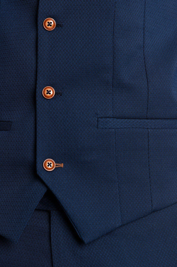Marc Darcy Max Waistcoat Royal Blue