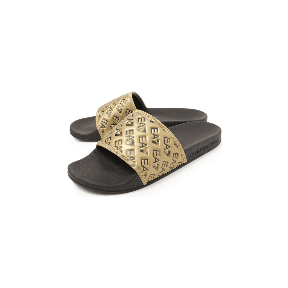 EA7 Emporio Armani XCP010 Sliders Black / Gold