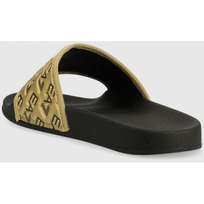 EA7 Emporio Armani XCP010 Sliders Black / Gold