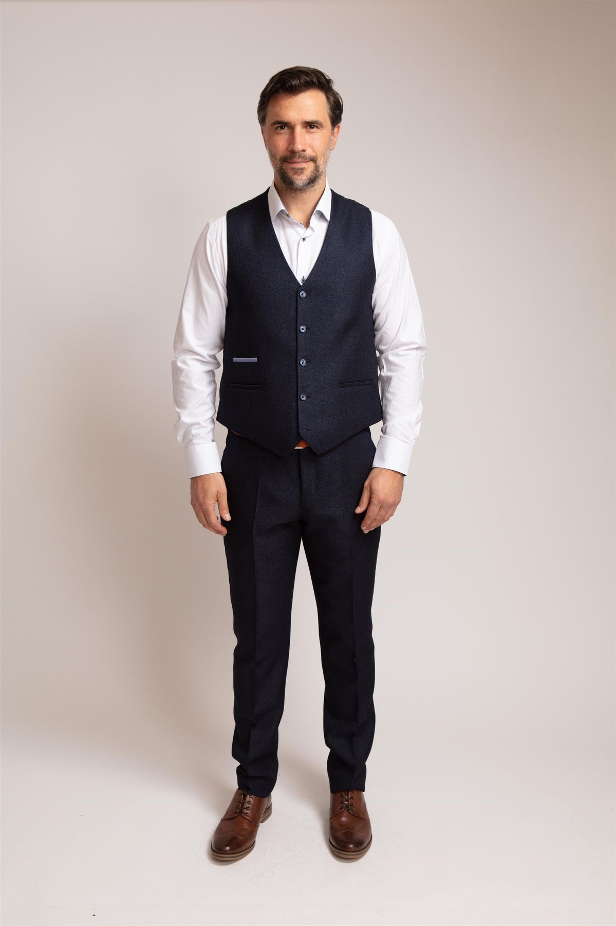 Fratelli Uniti Fwc1024 Waistcoat Navy