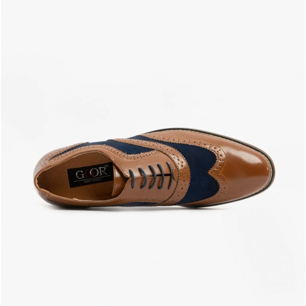 Goor Shoes M968Bc Shoes Tan/Navy