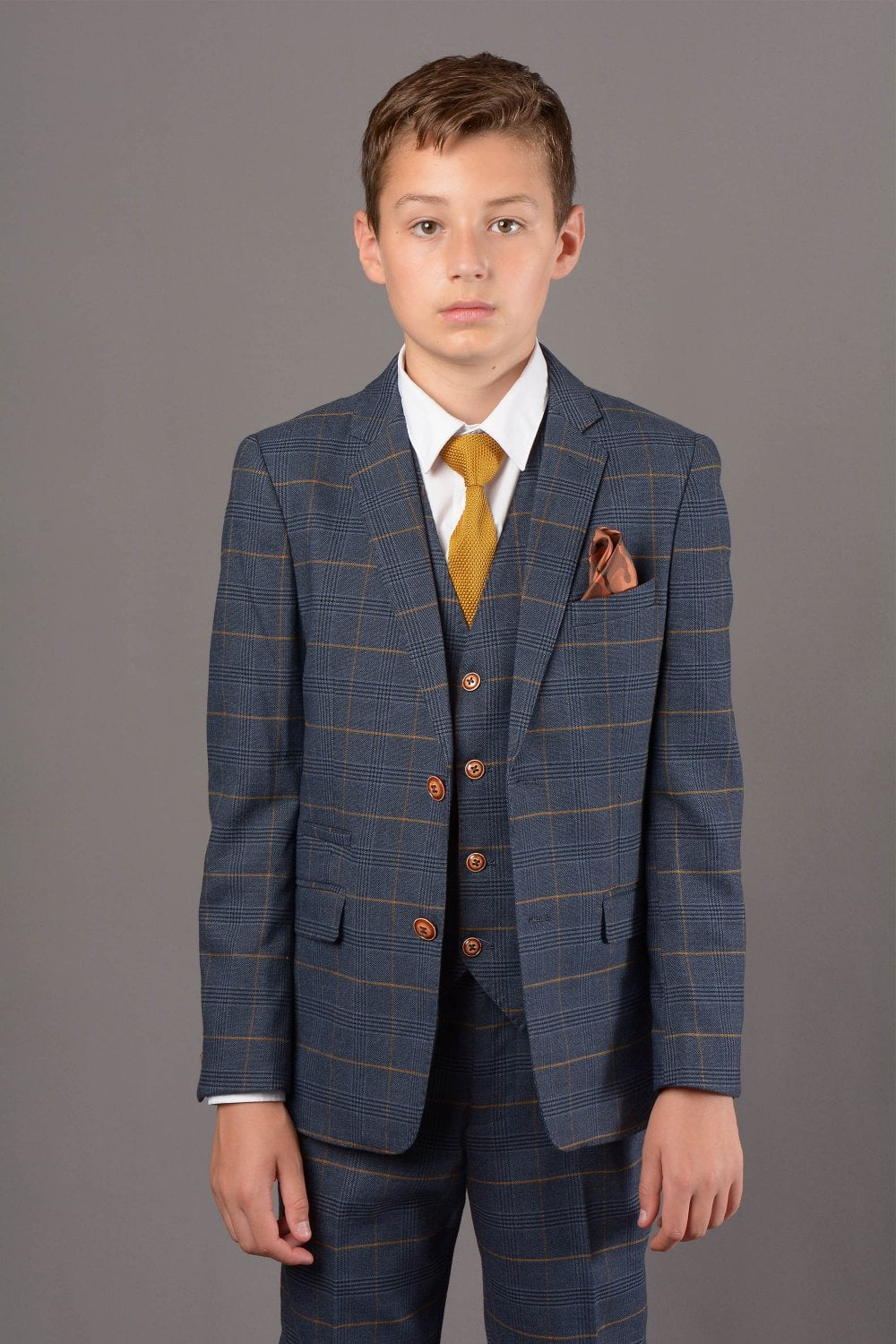 Marc Darcy Jenson 3-Piece Suit Marine (Age 9-14)