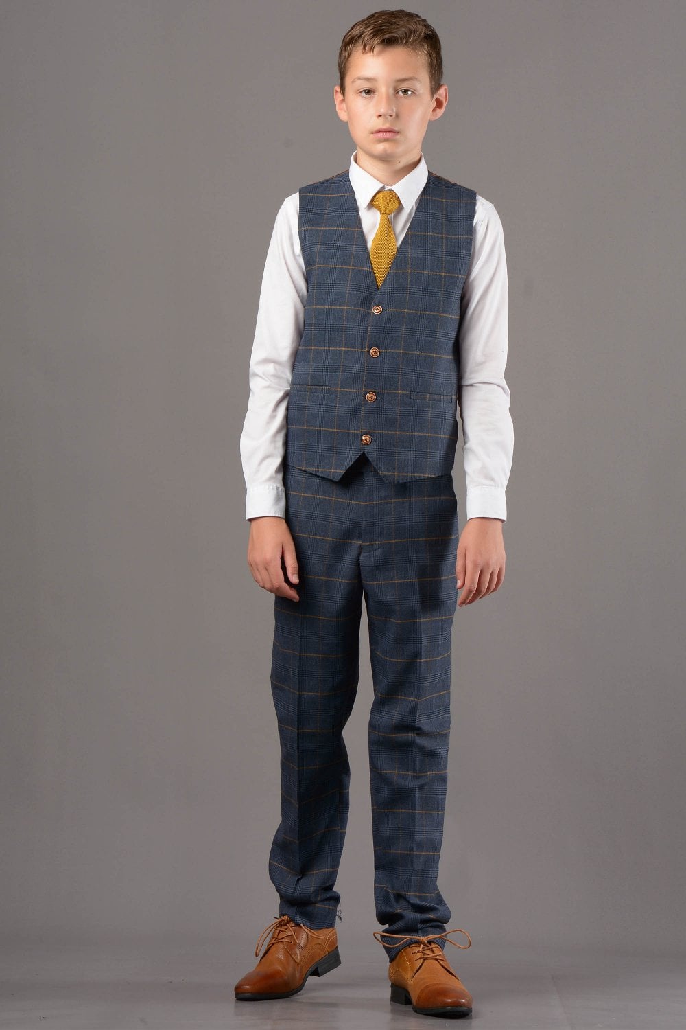 Marc Darcy Jenson 3-Piece Suit Marine (Age 9-14)