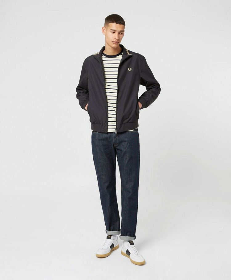 Fred Perry J2660 Brentham Jacket 102 Black – Vault Menswear