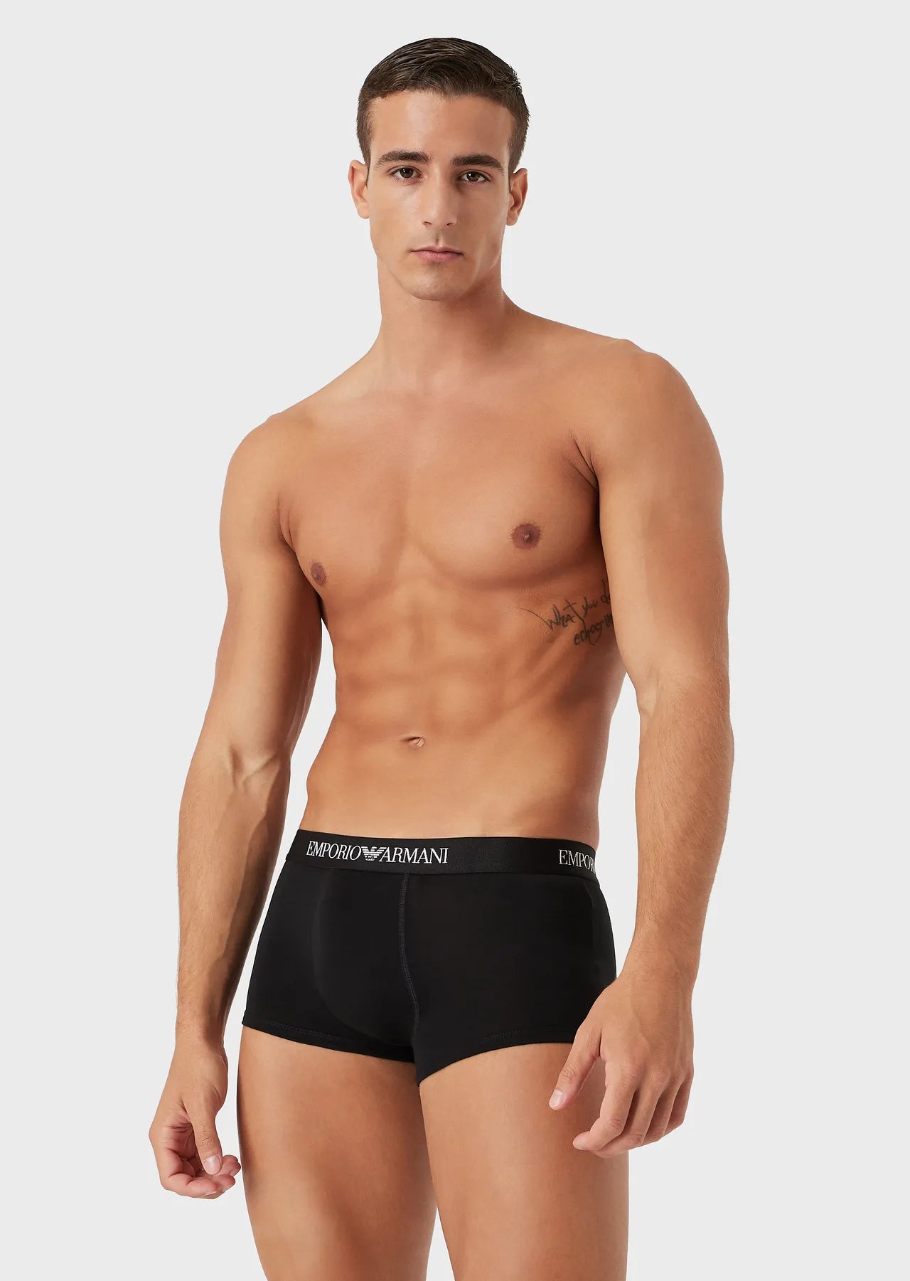 Emporio Armani Black Mens Boxer Underwear