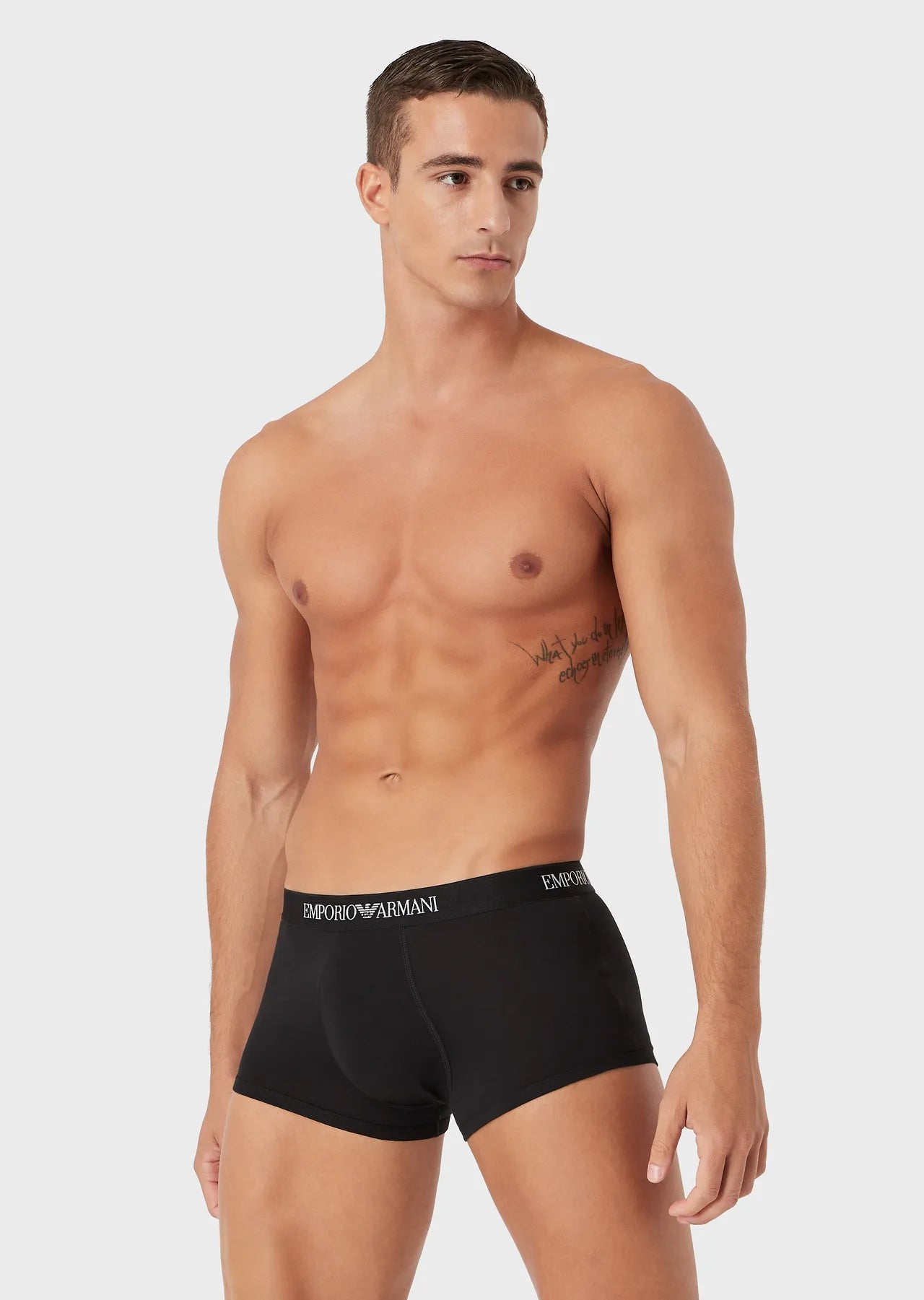 Emporio Armani 11160 3 Pack Boxer Briefs White Red Black Vault