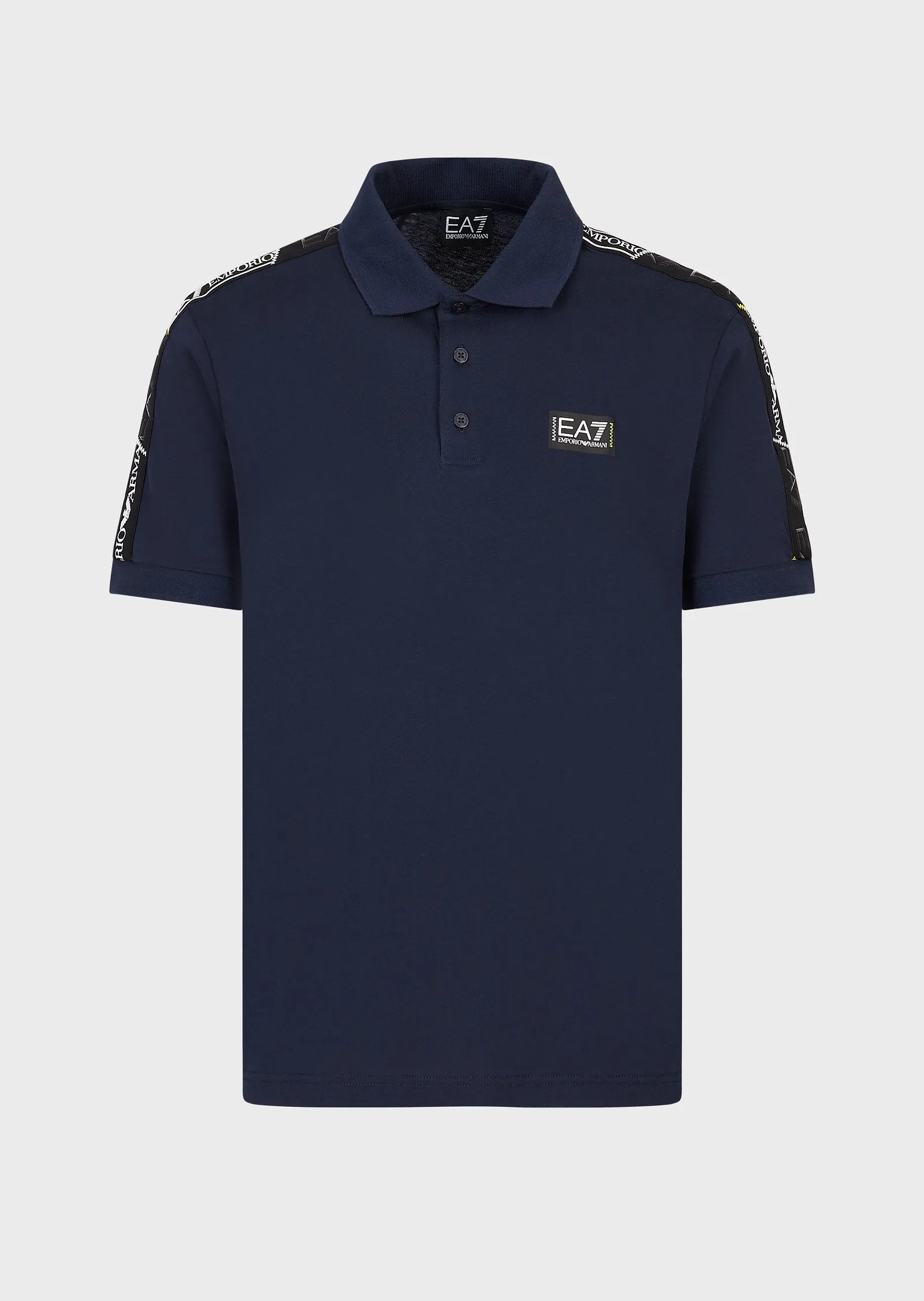 EA7 Emporio Armani 3RPF52 Jersey Polo Shirt Navy Blue