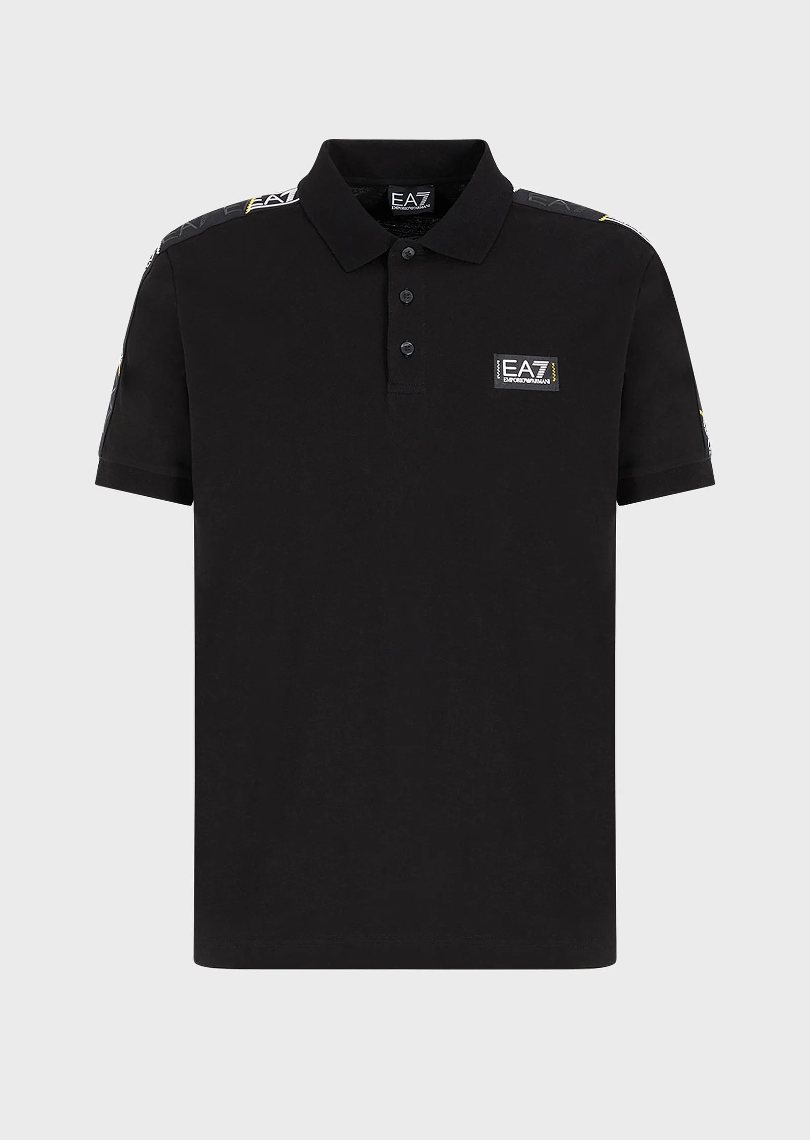 EA7 Emporio Armani 3RPF52 Jersey Polo Shirt Black