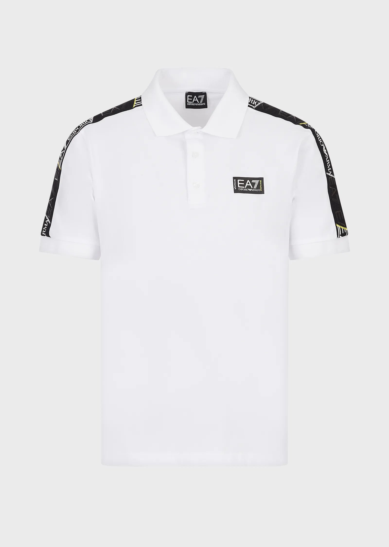 EA7 Emporio Armani 3RPF52 Jersey Polo Shirt White