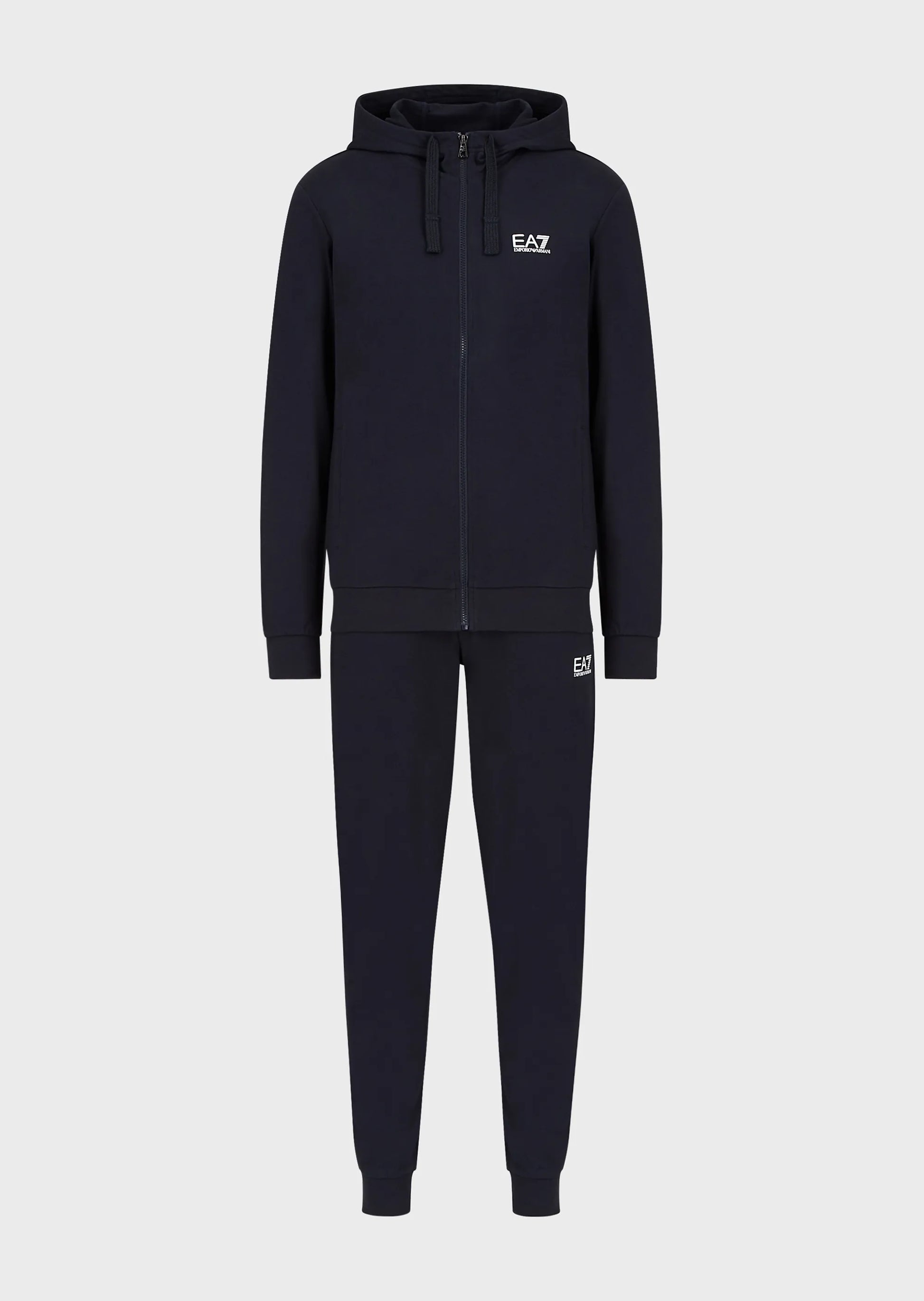 EA7 Emporio Armani 8Npv80 Full Zip Hoodie Midnight Blue