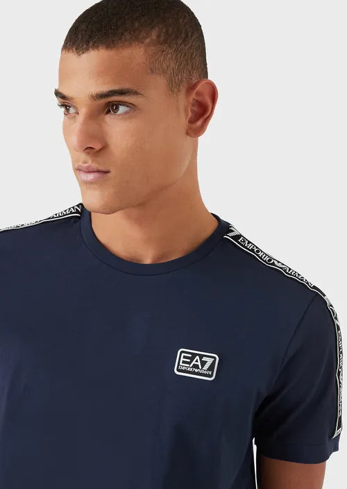 Procent mave blive forkølet EA7 Emporio Armani 3Lpt18 Taped T-Shirt Navy Blue – Vault Menswear